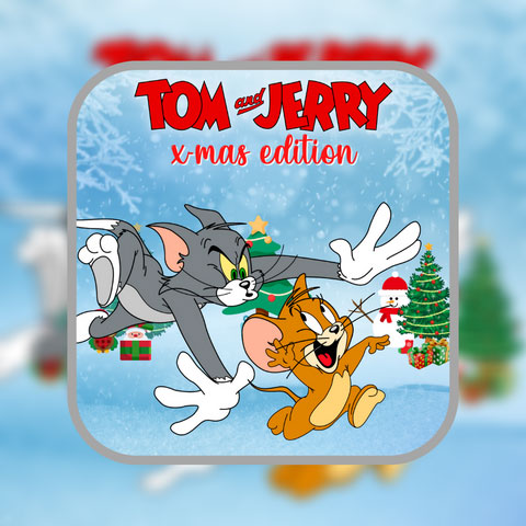 456313 tom jerry mouse maze christmas edition