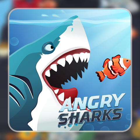 456344 angry sharks