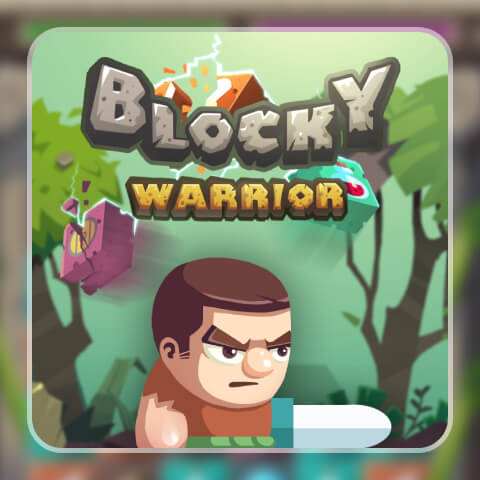 456381 blocky warrior