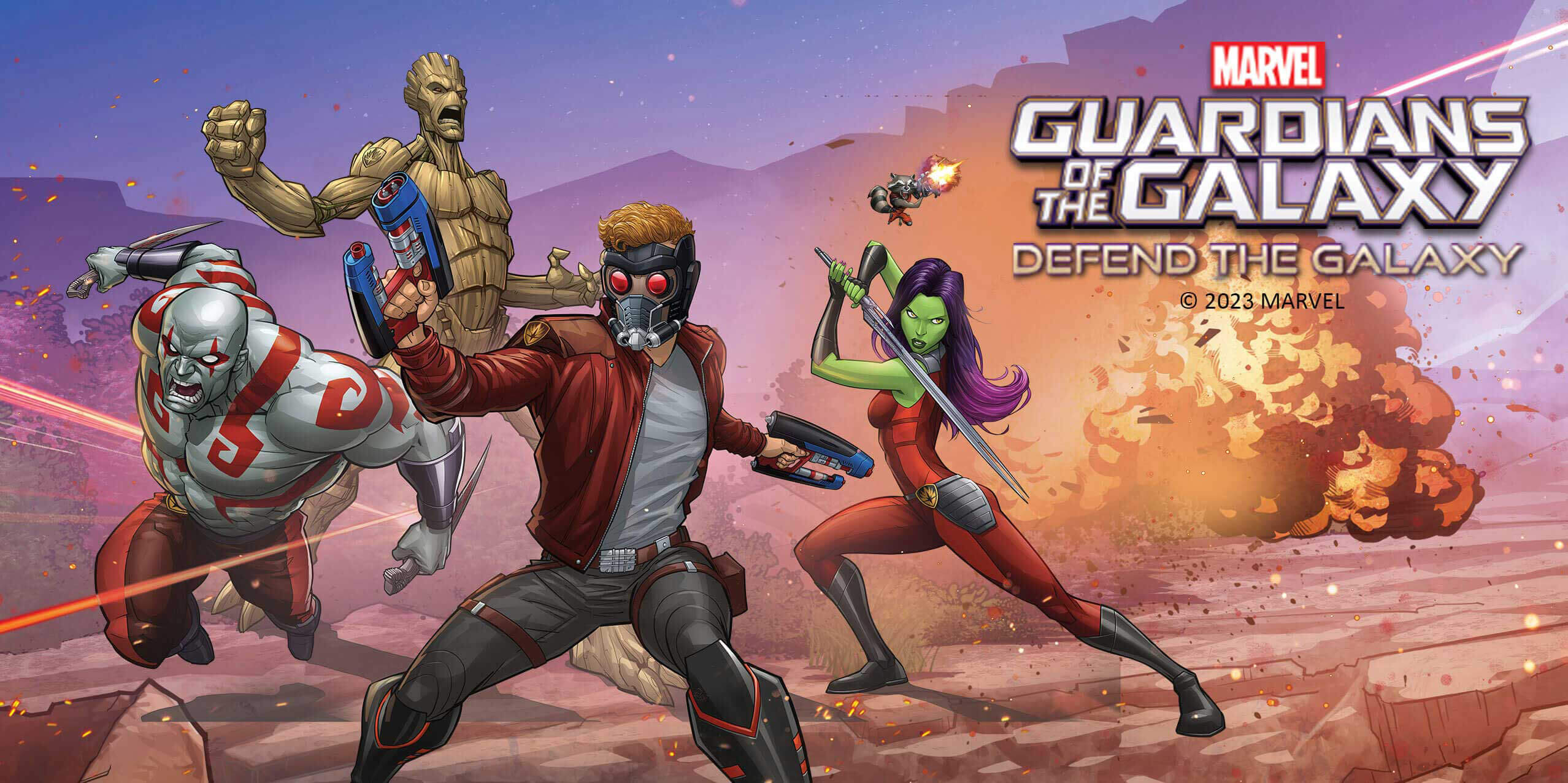 Guardians of the Galaxy Defend the Galaxy